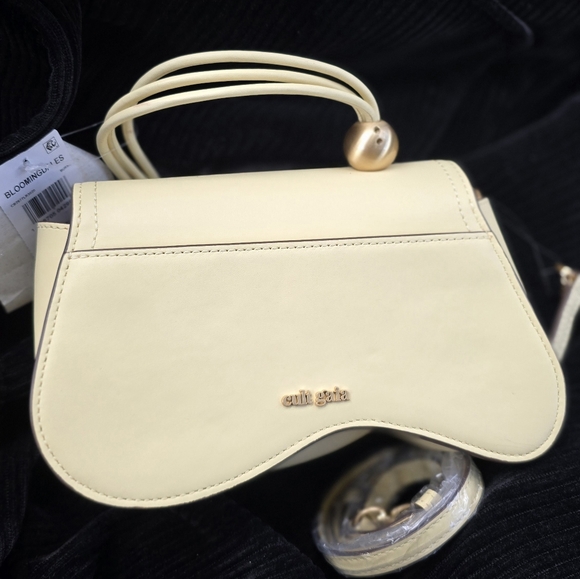 Cult Gaia Cream Shoulder Bag with Gold Accents! Bran NEW. 100% Authentic - Picture 7 of 8